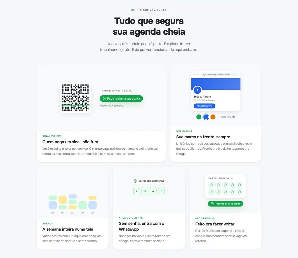 Trecho 2 do sistema Agende Comigo