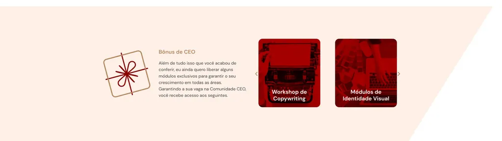 Trecho 2 da página Comunidade CEO Digital